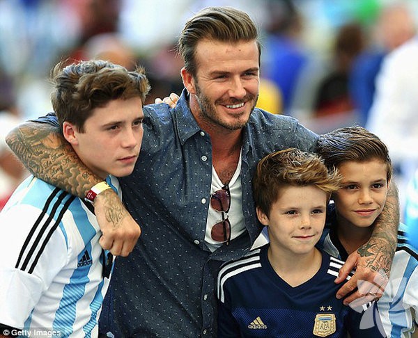 David Beckham'ın harika bir baba olduğunu gösteren 30 fotoğraf
