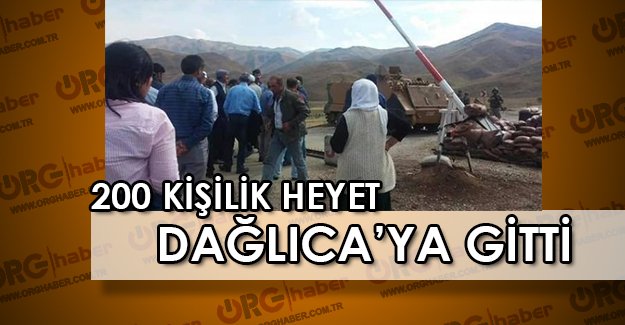 200 kişilik heyet Dağlıca'ya gitti, gazetecilere izin çıkmadı !