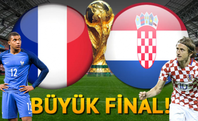 Dünya Kupası 2018 Bugün Canlı! Fransa ve Hırvatistan maçı saat kaçta hangi kanalda yayında?
