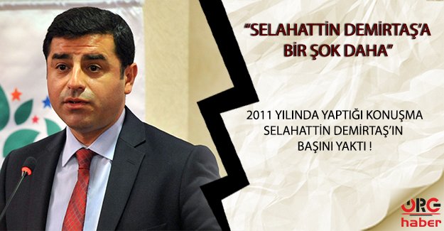 HDP Eş Genel Başkanı Selahattin Demirtaş’a büyük şok oldu!