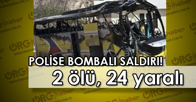 IŞİD'den polise bombalı saldırı! 2 ölü, 24 yaralı!