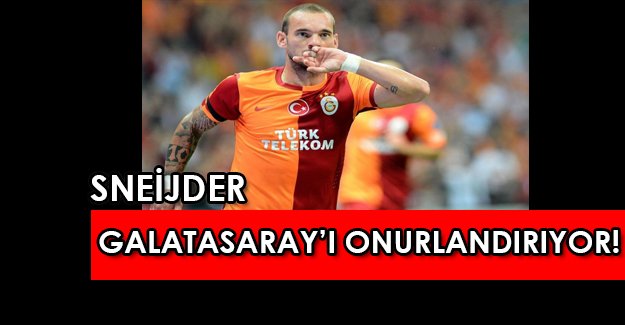 Galatasaray'ın yıldızı Sneijder alkışa doymuyor: "Bernabeu’da alkışlandı" !