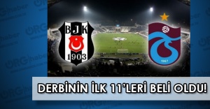FLAŞ Beşiktaş- Trabzonspor maçının ilk 11’leri belli oldu!