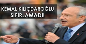 Kemal Kılıçaroğlu sıfırla demedi!