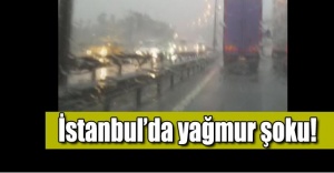 Meteoroloji uyarmıştı! İstanbul'da yağmur şoku...