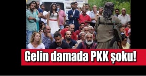 PKK Tunceli'den gelin arabasının önünü silahlarla kesti!