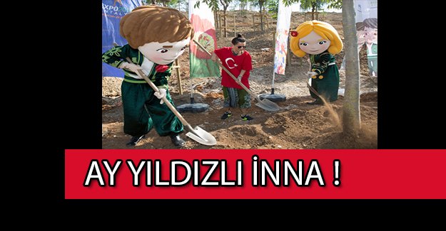 Türkiye aşığı İnna, Türk Bayrak Logolu tişörtle geldi!